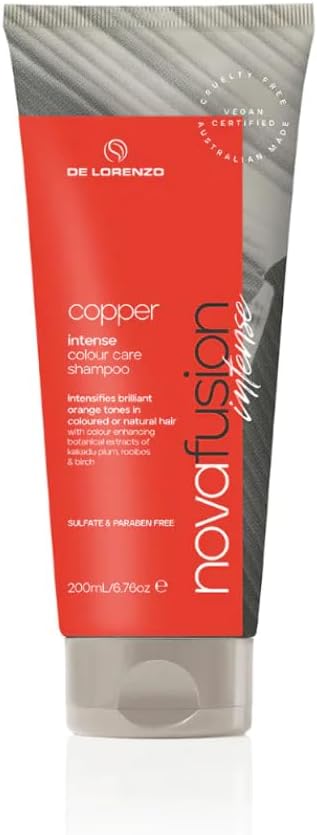Delorenzo Novafusion Colour Care Shampoo Intense Copper 200 ml