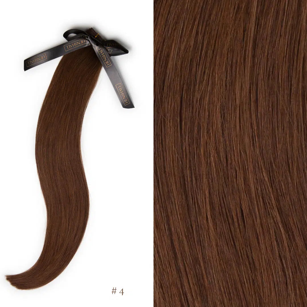 Flat Weft Extensions European Classic Remy Double Drawn