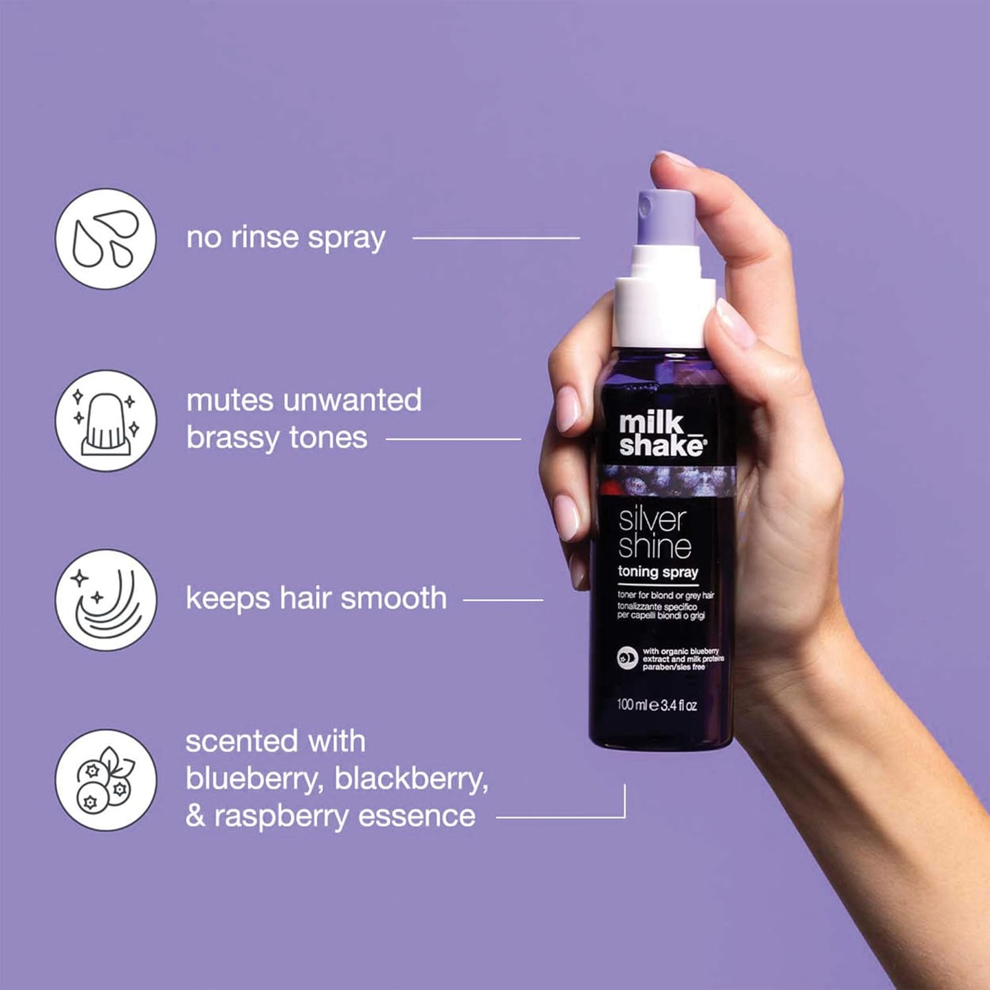 Milkshake Silver Shine Toning Spray 100ml