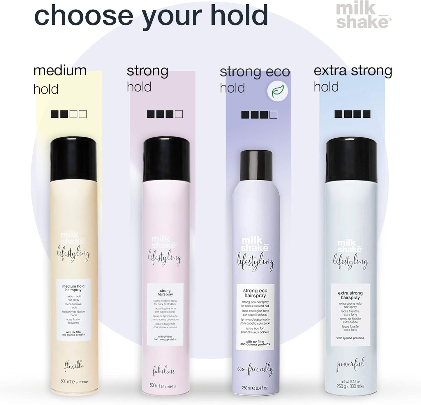 Milkshake Lifestyling Strong Hairspray 500ml