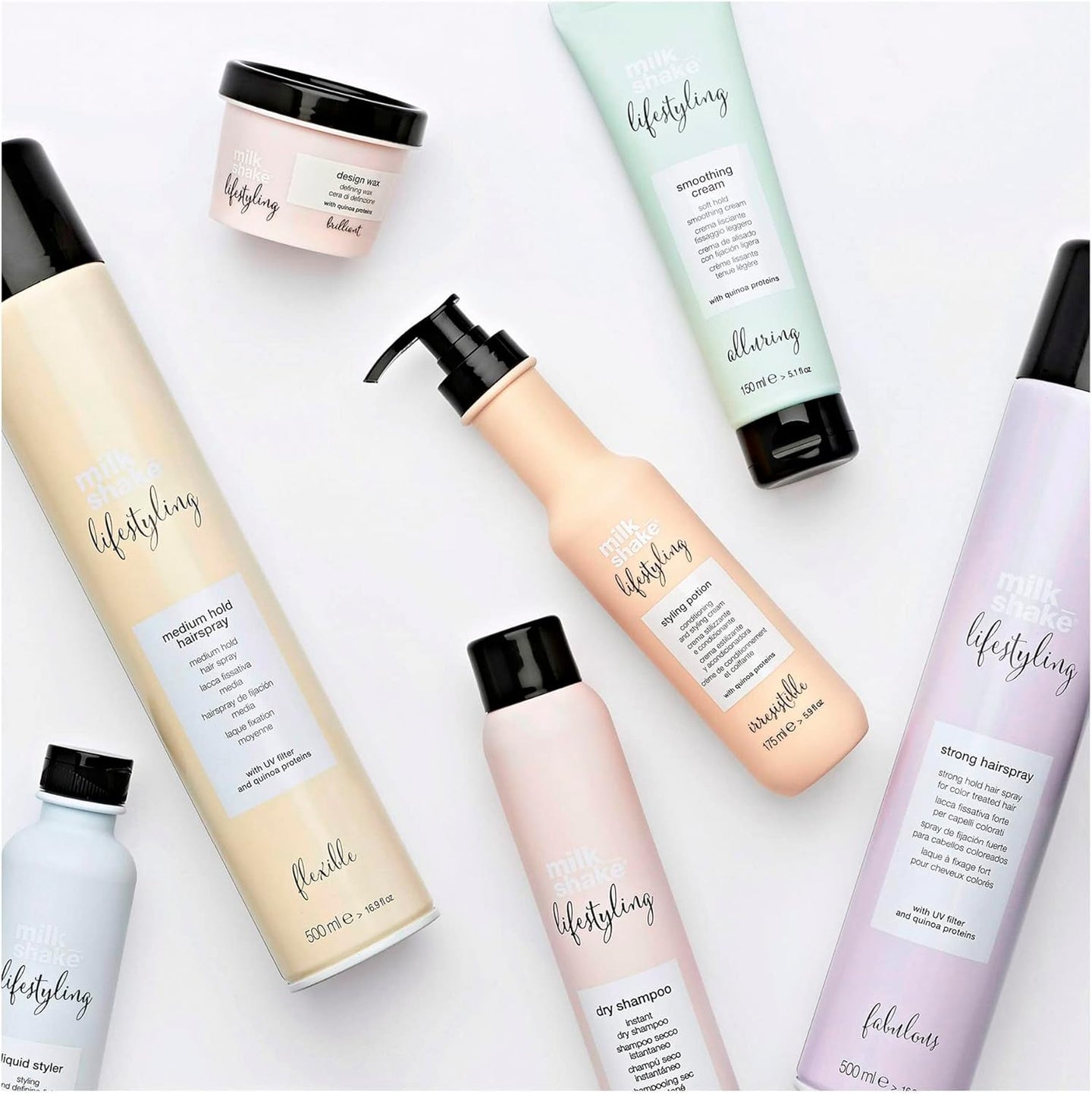 Milkshake Lifestyling Medium Hold Hairspray 500ml