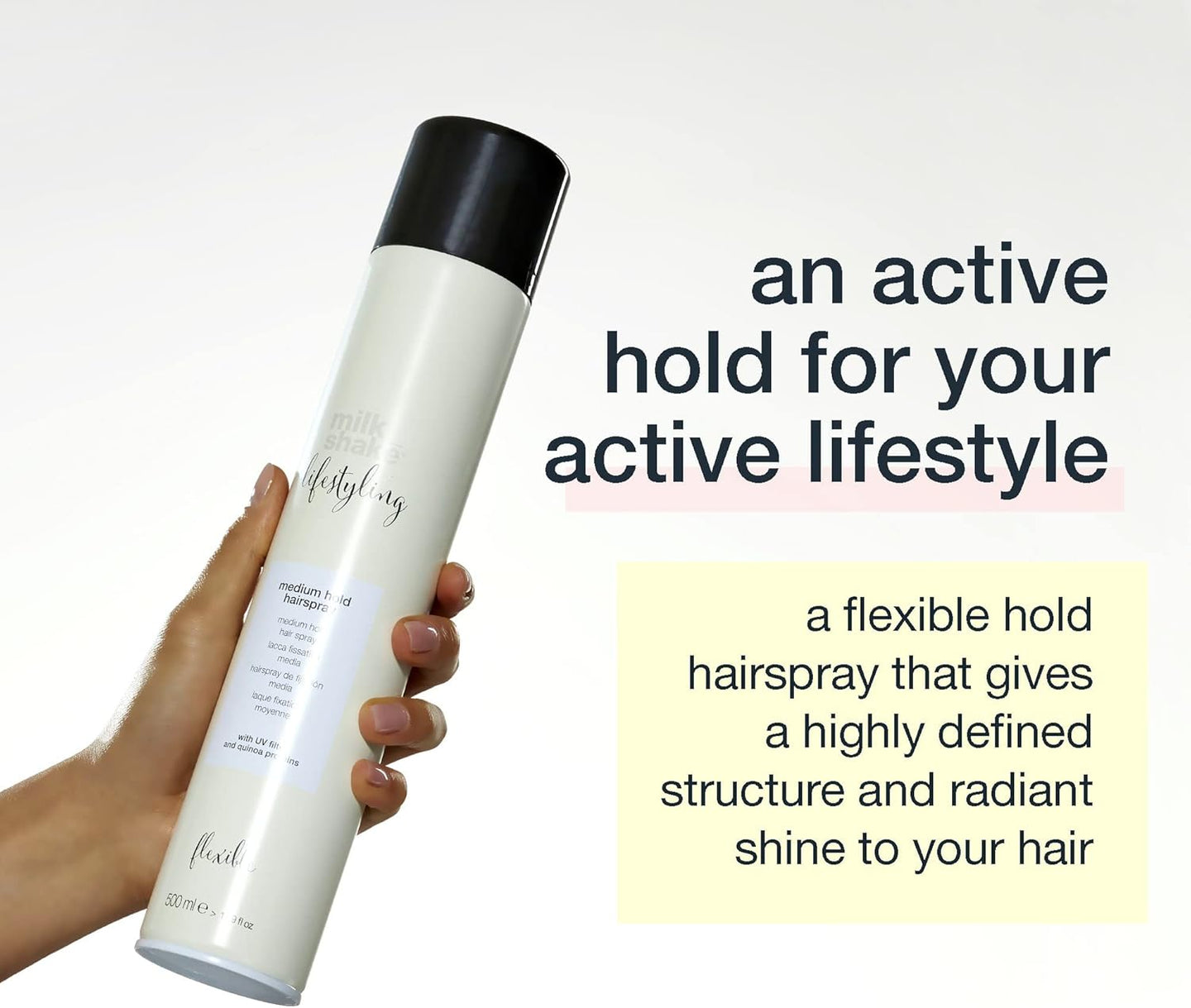 Milkshake Lifestyling Medium Hold Hairspray 500ml