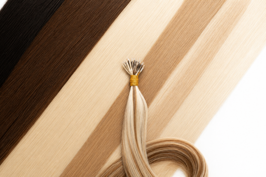 Nanobead Extensions Luxury Remy Double Drawn 1gram Strands Ombre / Foiled