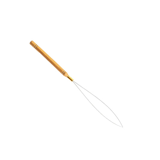 Bamboo and Stainless Steel Microbead Loop Threader