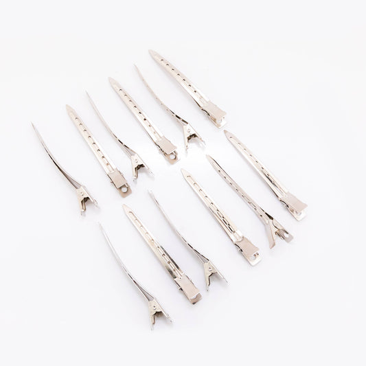 Salon Quality Large Metal Clips - 12 pack