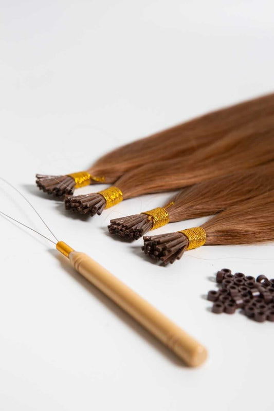 Microbead Itip Extensions Russian Premium Remy Double Drawn 1gram Strands