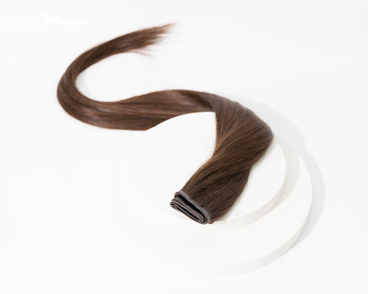 Flat Weft Extensions European Classic Remy Double Drawn