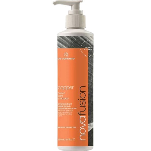 Delorenzo Novafusion Colour Care Shampoo Copper 250ml