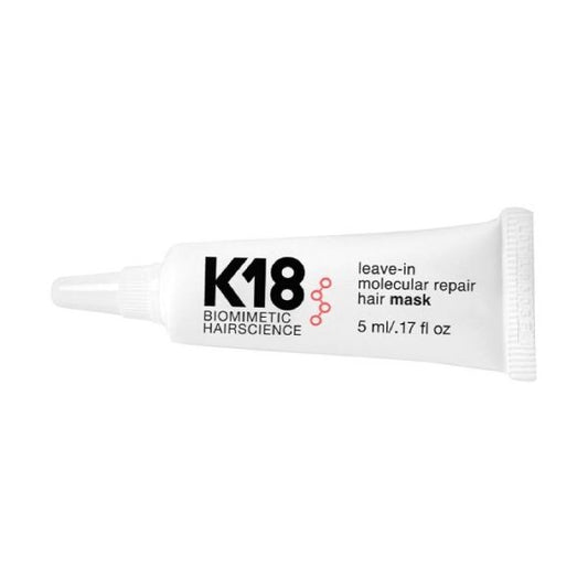 K18 Peptide Leave in Molecular Repair Hair Mask 5ml